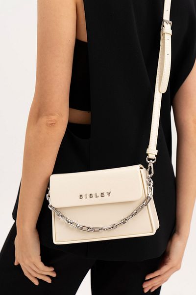 Sisley Geantă albă de damă - SLY102