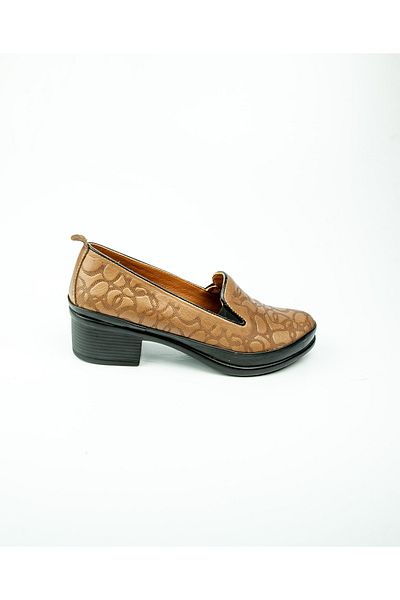Castle Black 24604 - 1 Tan Leather Women's Shoes, Daily Use