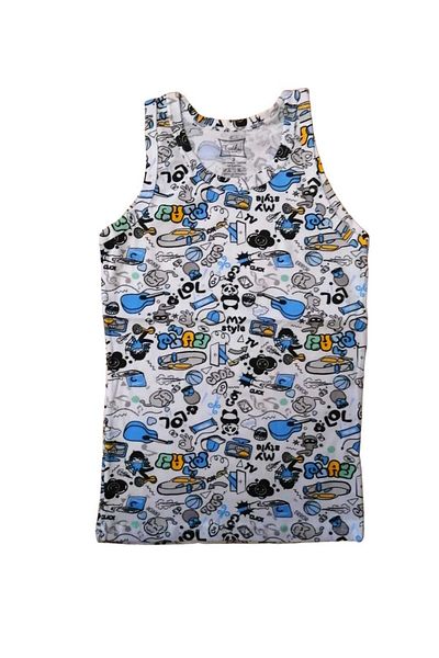 trenddünya Tutku 3-Piece Boy Colorful Cotton Undershirt