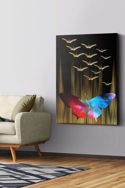 Evinemoda Zlatni leptiri na platnu - Slika na platnu