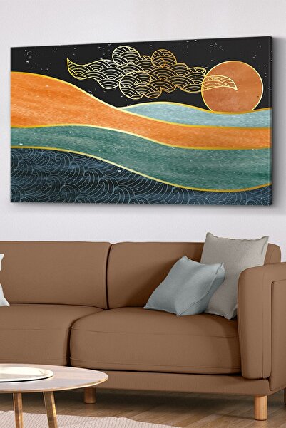 Evinemoda Soyut Sanat Kanvas - Canvas Tablo