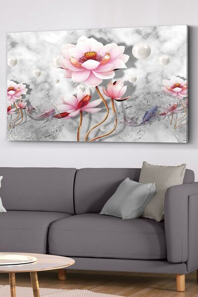 Evinemoda Soyut Çiçek Kanvas - Canvas Tablo