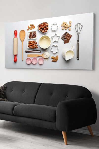 Evinemoda Mutfak Tek Parça Kanvas Canvas Tablo