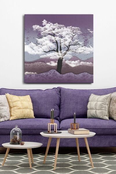 Evinemoda Apstraktna šuma, jednodijelno kvadratno platno - Slika na platnu