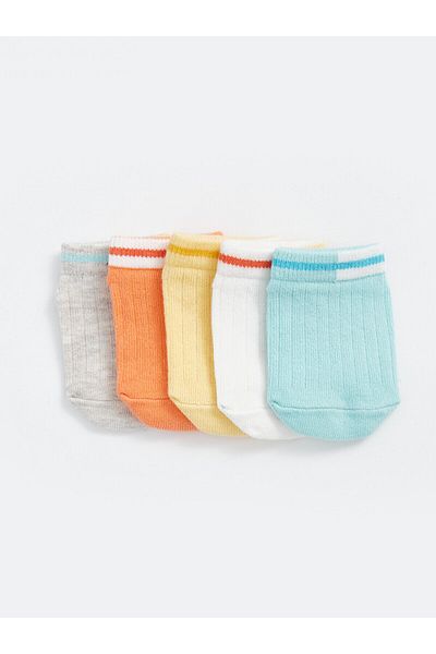 LC Waikiki LCW Striped Booties Ponožky pre chlapčeka - balenie po 5 ks