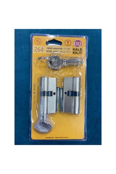 Kale Kilit Kale 264 Twin System Barel (sn+sm) Door Lock Core Blister Packaging