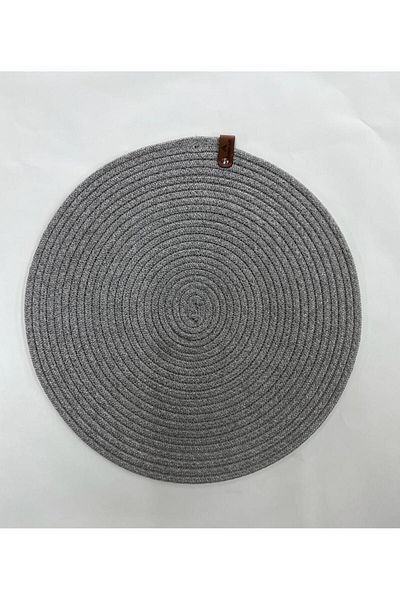 FABRİCART HALI Gray Snail Jute Woven - American Service
