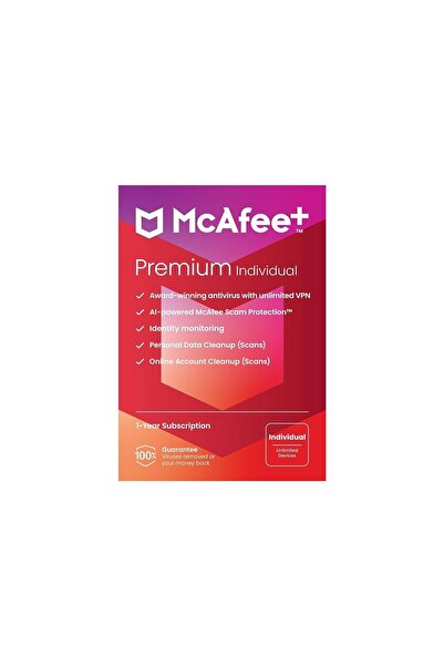 McAFEE Premium - 1 Cihaz 1 Yıl Mcafee Offical Key
