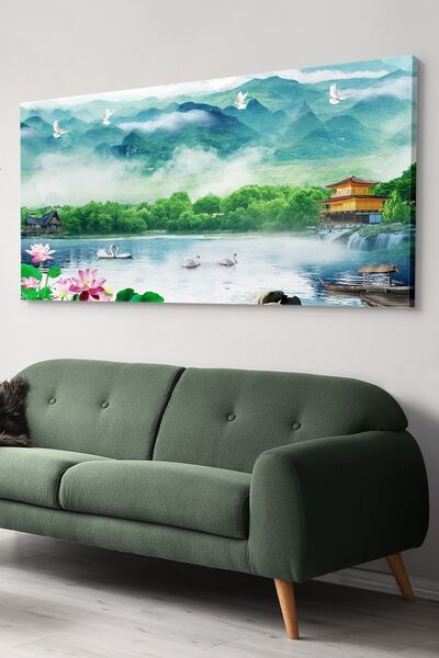 Evinemoda Doğanın Güzellikleri Tek Parça Kanvas Canvas Tablo