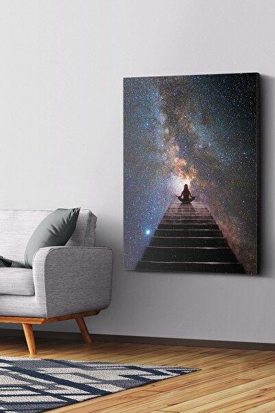 Evinemoda Yıldızlar Arasında Kanvas - Canvas Tablo
