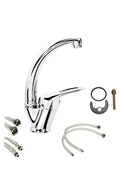 Kuzey Fittings صنبور حوض Yağmur Mix Swan