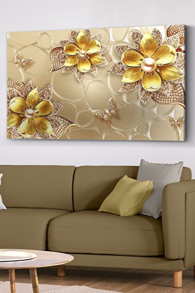 Evinemoda Zlatna lišća na platnu - Slika na platnu