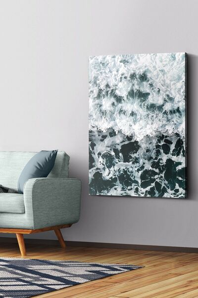 Evinemoda Snažni talasi na platnu - Slika na platnu