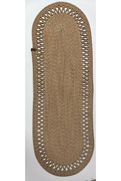 FABRİCART HALI Американська сервіровка - Декоративний хвилястий джутовий ткан...