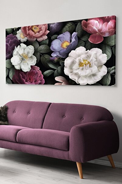 Evinemoda Šareno cveće Jednodijelna slika na platnu