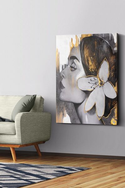 Evinemoda Cvjetna žena na platnu - Slika na platnu