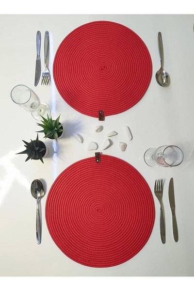 FABRİCART HALI Red Snail Jute Woven - American Service Supla