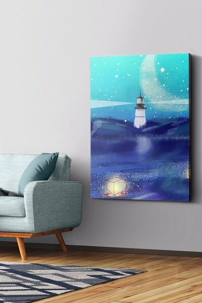Evinemoda Slika na platnu sa svetionikom - Slika na platnu