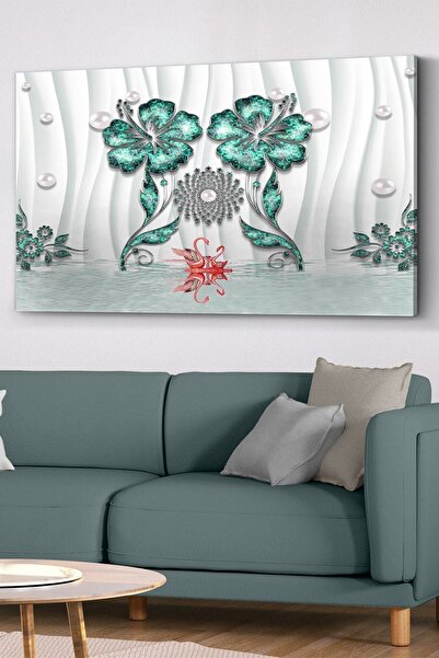 Evinemoda Apstraktno platno sa cvećem - Slika na platnu