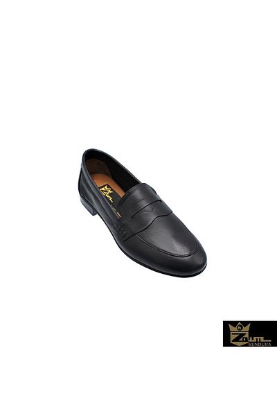 Zaim Kundura Women's Black Genuine Leather Shoes505320262-1