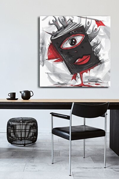 Evinemoda Apstraktna umetnost Jednodijelno kvadratno platno - Slika na platnu