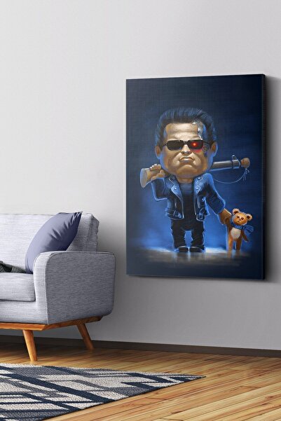 Evinemoda Terminator Medved Teddy na platnu - Slika na platnu