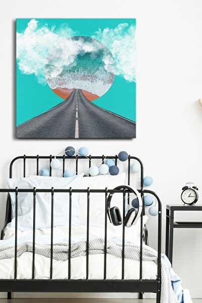 Evinemoda Put do mora Jednodijelni kvadratni platno - Slika na platnu