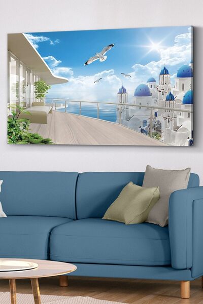 Evinemoda Deniz Kenarı Kanvas - Canvas Tablo