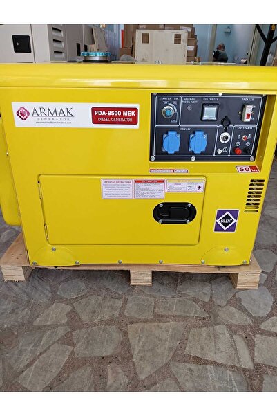 Armak Pda-8500 Tek 7,5 Kva Dizel Kabinli Trifaze Portatif Jeneratör