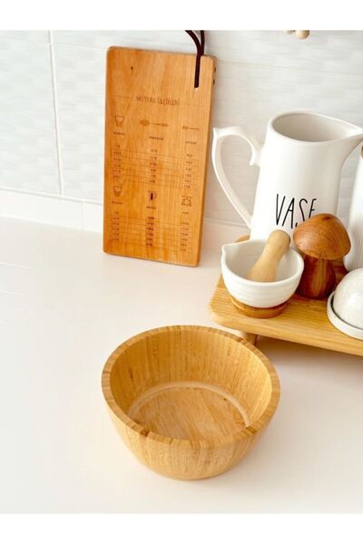 Minika Home Bambu Salata Kasesi-çerezlik-sunumluk(ÖLÇÜ:20X8CM)