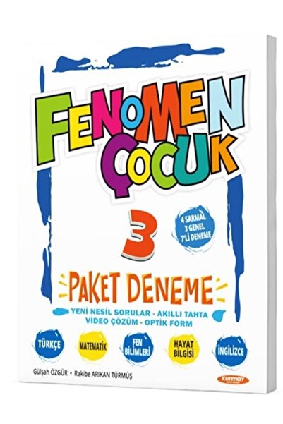 Fenomen Yayıncılık FENOMEN 3.SINIF PAKET DENEME (YENİ KAPAK)
