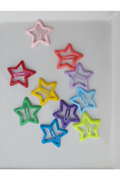 Rainbowaccessory Trend Starry Snap Kids-Baby Buckle Set of 10