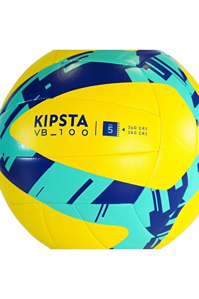 moonlight outdoor Kipsta Voleybol Topu Pompa Hediyeli - 5 Numara - Sarı / Mavi Profesyonel