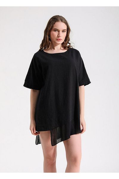 MVStore Asymmetric Cut Oversize Tunic - Standat