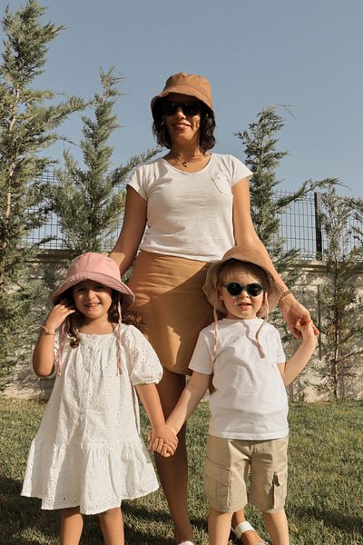 ilays beauty Mom Model Uv Sun Protection Double Sided Bucket Hat