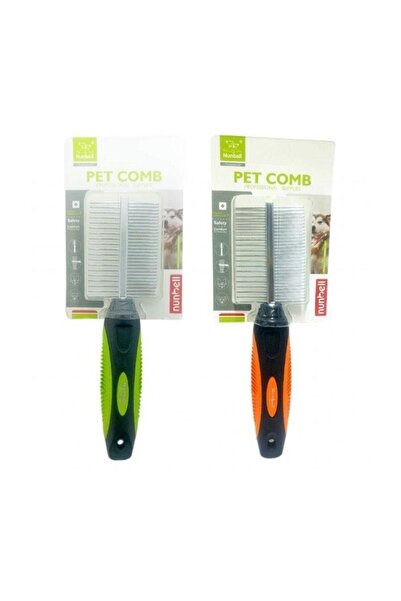 Nunbell Cat Dog Double Sided Comb 18.5 X 5.4 Cm