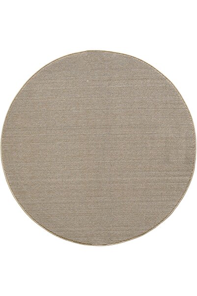 Enva Home Bukle Kilim Düz  Yumuşak Sisal Jüt Taban %100 Polipropilen Yuvarlak Oda Koridor Halısı Bej Renk