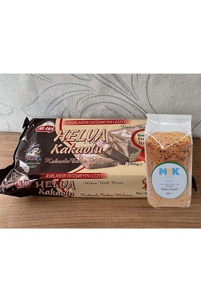 Ak-Hel Halva Cocoa Organic 1000 Gr 200 Gr Tarhana Myk Organic