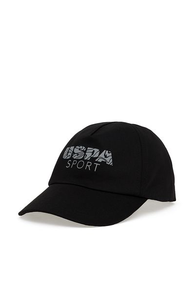 U.S. Polo Assn. Мъжка спортна шапка U.S. POLO, черна, с регулируем размер - Sova 046