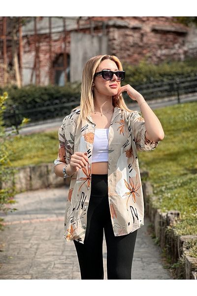 MFU collection Cămașă oversize din viscoză