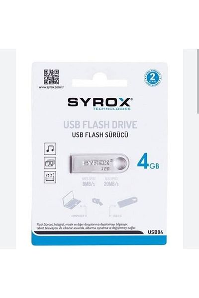 Syrox 4 GB USB FLASH MEMORY