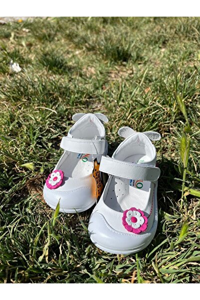 NİNO BEBE Nino Genuine Leather Orthopedic First Step Shoes for Baby Girl