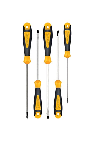 SGS 5li Tornavida Seti Düz-Yıldız Profesyonel Set (Mıknatıslı Uç)