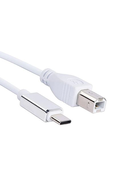 Microcase كابل طابعة من النوع C بطول 5 متر - محول USB B AL4330