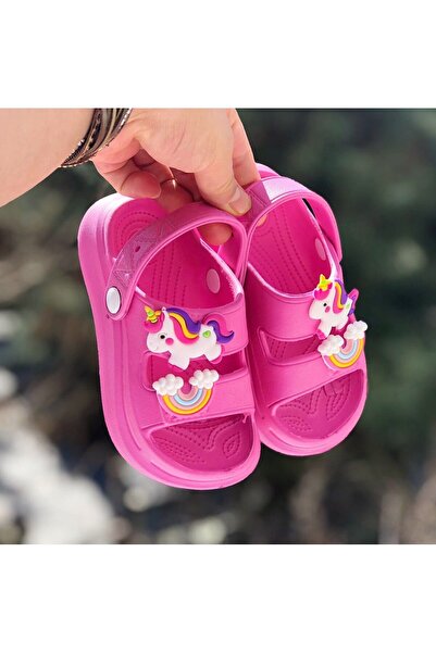 Pandalina Sandale pentru copii, anti-alunecare, talpă ușoară, unicorn, de lux...