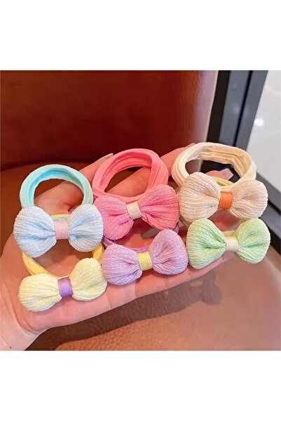 So Much Accesories Soft Rubber Bow Model - Soft Pastel Colored Buckle Set