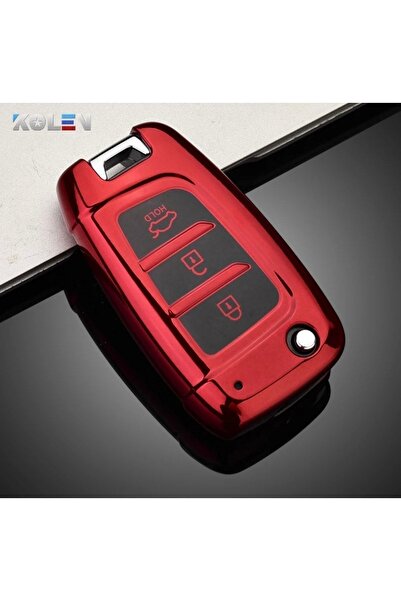 YıldızTuning Hyundai I20n N-line - Carcasă roșie pentru chei scurte