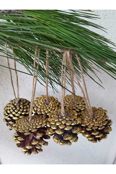 Ef Tasarım Σετ 6 στολίδια για χριστουγεννιάτικο δέντρο - Σετ κώνων