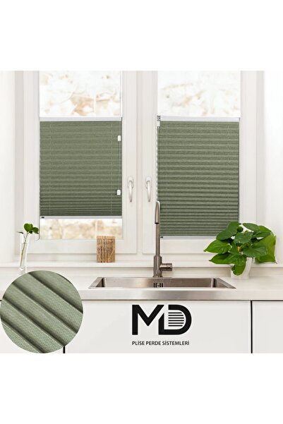 MD Plise Beyaz Alüminyum Kasa Tulip Plise Perde
