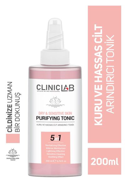 Cliniclab Kuru Ve Hassas Cilltler Için Arındırıcı Tonik 200 ml